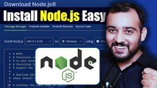 How to install Node.js in Windows 10/11 | Download & Run Node.js in VS Code in Easy Steps 