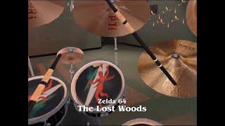 Zelda N64 Ocarina of Time - Lost Woods - Played on VR Drums Meta Quest