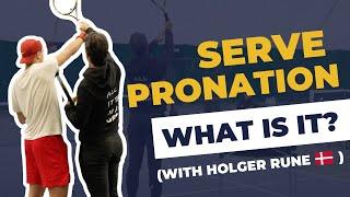 Serve Pronation with Holger Rune and Patrick Mouratoglou