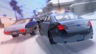  Полицейская ПОГОНЯ по всему ГОРОДУ в GTA SAMP!