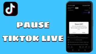 How to Pause A Tiktok Live Stream | Tony faraday