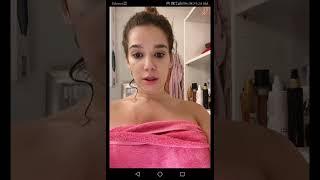 Bigo Live Girl Magali Marinho Nude Bathing Show  