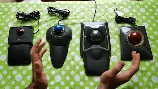 ULTIMATE TRACKBALL COMPARISON pt1 - PERIXX vs KENSINGTON & ORBIT vs EXPERT vs SLIMBLADE