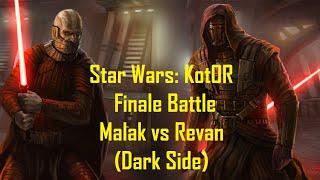 Star Wars KotOR: Revan vs Malak (Dark Side) - Final Battle