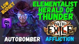 (Updated 3.25 POB) Elementalist Herald of Thunder Autobomber, 4M DPS, Low Budget Build PoE