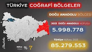 Doğu Anadolu Bölgesi İlleri ve Nüfusu 2023