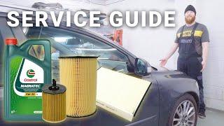 Volvo 1.6D V50/C30/S40 Diesel Service Guide [Oil & Filters] 2011-2016 D2 Drive | Ford Peugeot Mazda