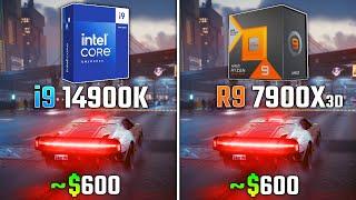 INTEL i9-14900K vs RYZEN 9 7900X3D | Test in 6 Games