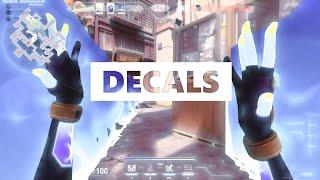 Decals  (VALORANT MONTAGE)