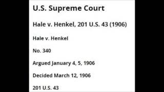 How SovCits misread Hale v. Henkel