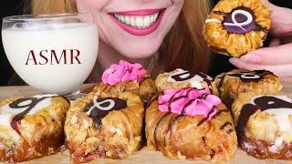 CHOCOLATE BAKLAVA ROLLS  | No Talking | ASMR Mukbang | Real Eating Sounds