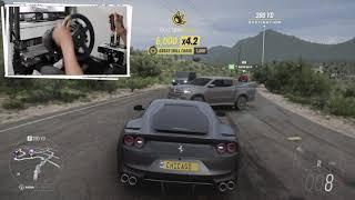 Forza Horizon 5 Drifting - Gtoofast Tuned Superfast Ferrari  ( Steering Wheel + Shifter )