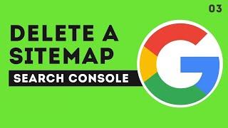 how to delete a sitemap from google search console