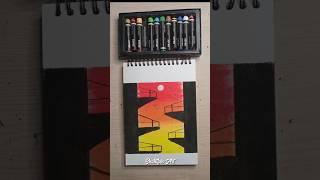 Tutorial menggambar mudah dan simpel #shorts #short