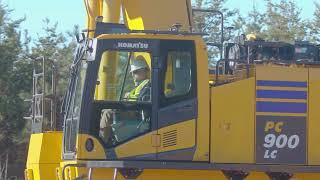 Get fast cycle times with the Komatsu PC900LC-11