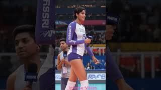 ️ 한국 비치발리볼 여신, 경기장을 숨멎시킨 순간!#sport #short #tallwoman #tallgirlfriend #댄스 #배구