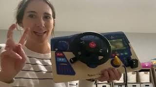 Melissa & Doug Vroom & Zoom Interaktives Holz Armaturenbrett Lenkrad Rollenspiel Fahrspielzeug