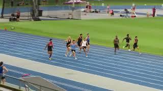 Ht6. 100m Open Men, 2024 QLD Athletic Championships, QSAC 15 March 2024