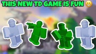 This new TD game is FUN | Roblox Toy SoldierZ