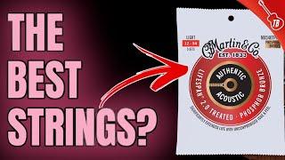 Martin Lifespan 2.0 Acoustic Guitar Strings - FULL TEST & REVIEW w/ Audio Samples