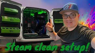 Steam Clean Mobile Detailing Setup | Mobile Detailing #autodetailing #mobiledetailing  #rva #cs2023