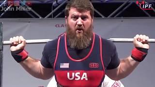 Garrett Blevins - 871kg 2nd Place 105kg - IPF World Classic Powerlifting Championships 2018