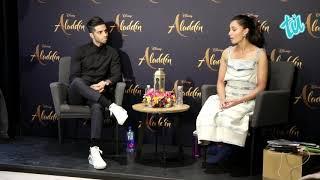 Entrevista exclusiva con Naomi Scott y Mena Massoud, ¡los protagonistas de Aladdin!