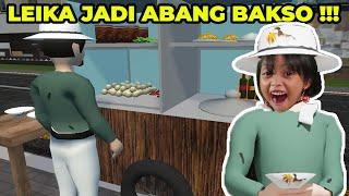 LEIKA JADI ABANG BAKSO  DI GAME SIMULATOR BAKSO