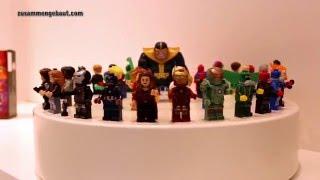 LEGO Marvel Super Heroes carousel with all summer 2016 minifigures!