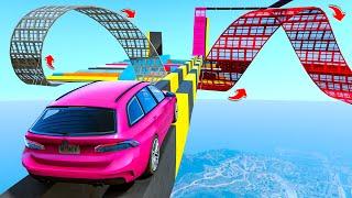 88.8888% Gamers Crash Before the Finish Line in GTA 5 Parkour Race | No Copyright Gameplay 4K 60fps