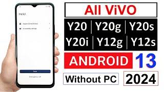 VIVO Y20/Y20G/Y20S/Y20I/Y12G/Y12S - FRP/GOOGLE ACCOUNT BYPASS ANDROID 13 LATEST UPDATE (WITHOUT PC)