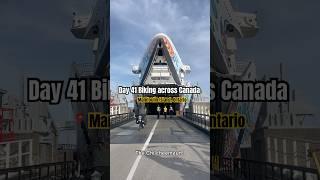 DAY 41 Biking across Canada | Manitoulin Island, Ontario | Chi-cheemaun ferry ride #bikepackingtrip