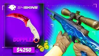 G4SKINS OMG I PULLED TALON KNIFE DOPPLER RUBY | G4skins Promo Code 2025