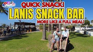 A quick bite to eat at Lanis Snack Bar on a bank holiday turned into walking away stuffed!