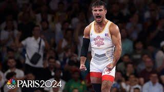 Sebastian Rivera completes ULTIMATE rally for men's 65kg freestyle bronze | Paris Olympics