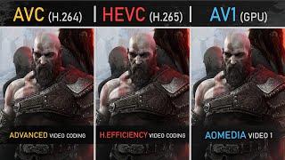 AMD AVC vs HEVC vs AV1 - Which Recording/Streaming Codec should you use?