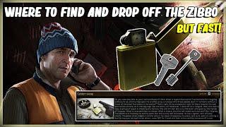 WHERE TO FIND AND DROP OFF THE GILDED ZIBBO LIGHTER - EFT  - SKIER TASK GOLDEN SWAG - DORM ROOM 303