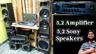 5.2 sony speakers and 5.2 amplifier | hifi speakers and amplifier| SJ | #sony #5.2 #amplifier #hifi