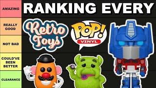 Ranking EVERY Retro Toys Funko Pop | Tiermaker