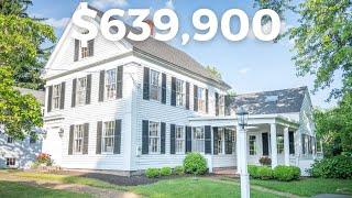 Tour a $639,900 Antique Farmhouse in Sutton MA | Moving to Sutton MA | Worcester MA Real Estate