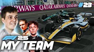  LECLERC v NORRIS v VERSTAPPEN! F1 25 My Team Career | Round 23 Qatar GP!