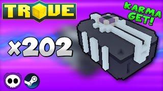 UNBOXING 202 CHAOS CHESTS IN TROVE!  Karma Bar Get x3