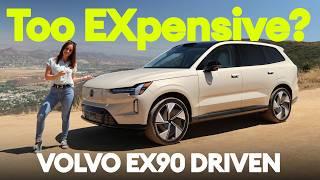 Too EX-pensive? New Volvo EX90 7-seater FIRST DRIVE! | Electrifying