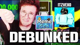 Meme Sea: Debunking FAKE Glitches & Secrets By ItzVexo (sorry dude)