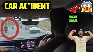 Rajat Dalal Hit & Run Viral Car Video || Rajat Dalal A*cident Live