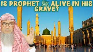 Is Prophet ﷺ alive in his grave #ramadan #islam #islamic #allah #quran #hijab #hadees assim alhakeem