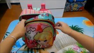 Organizando a Mochila e Lancheira da Bebê para a Escola