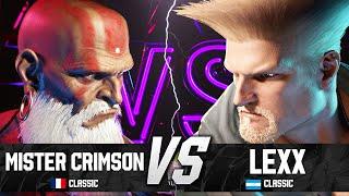 SF6 Mister Crimson (Dhalsim) vs LEXX (Guile)  Street Fighter 6