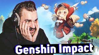 Юлик играет в Genshin Impact