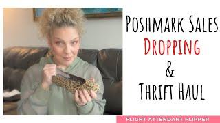 Super Slow Poshmark Sales & Thrift Haul - Flight Attendant Flipper